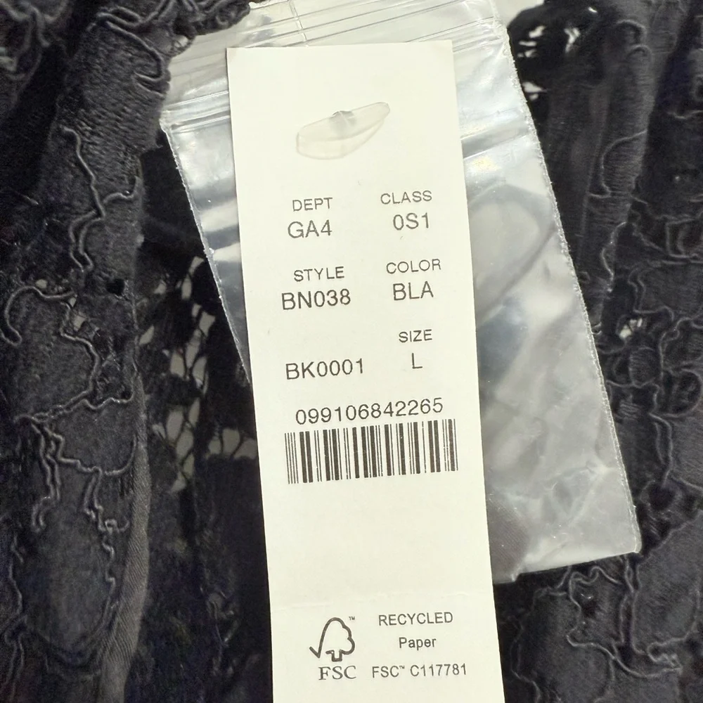 J. Crew Charcoal Lace Long Sleeve Dress - Picture 6 of 12